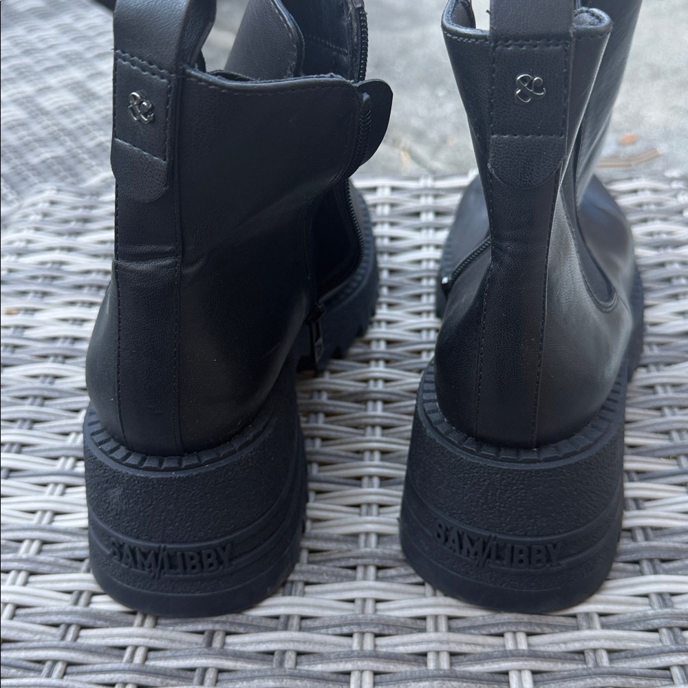Sam & Libby Black Chelsea Ankle Boots Women's Size 10 new no tag - Picture 5 of 8